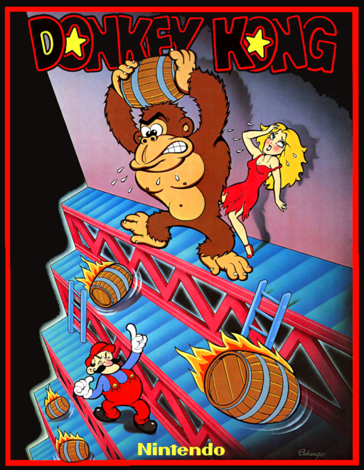 Donkey Kong (US set 1) Arcade Game Cover